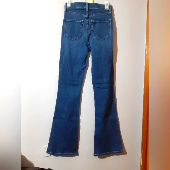 Le Jean Remy Flare Classic Blue Flared Women Jeans Size 25 - Picture 5 of 7